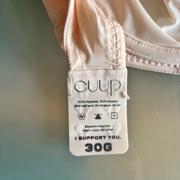 CUUP - I‎ Support You bra - Size 30G - THE SCOOP Lightly Lined Underwire Bra - Picture 3 of 8